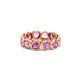 Natural Pink Heart Sapphire Full Eternity Band 1