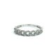 Thin Diamond Cuban Ring White 2