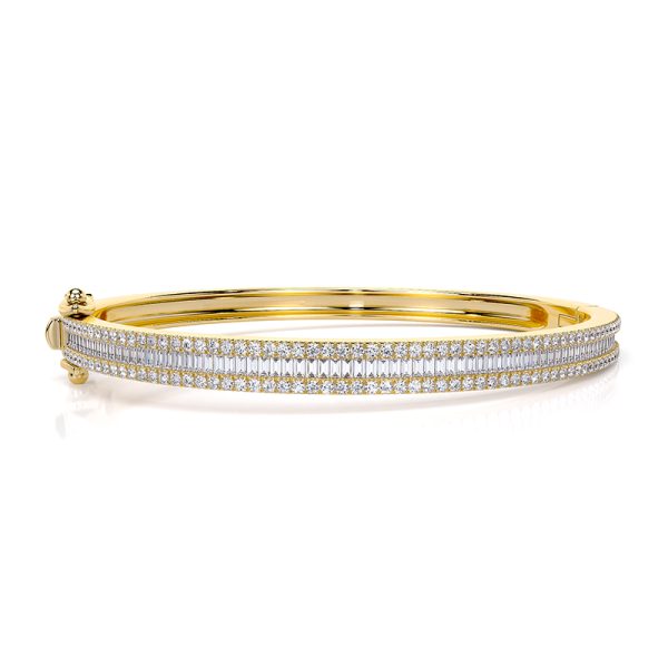 Multi-Stone Diamond Bangle Y